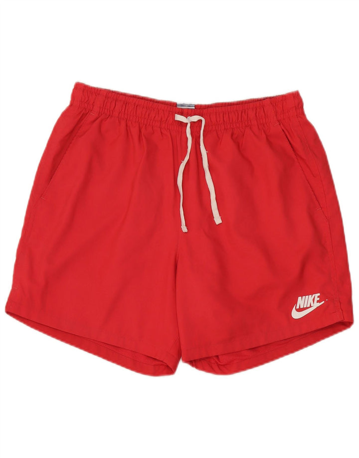 Nike Mens Swimming Shorts Large  Red Polyester