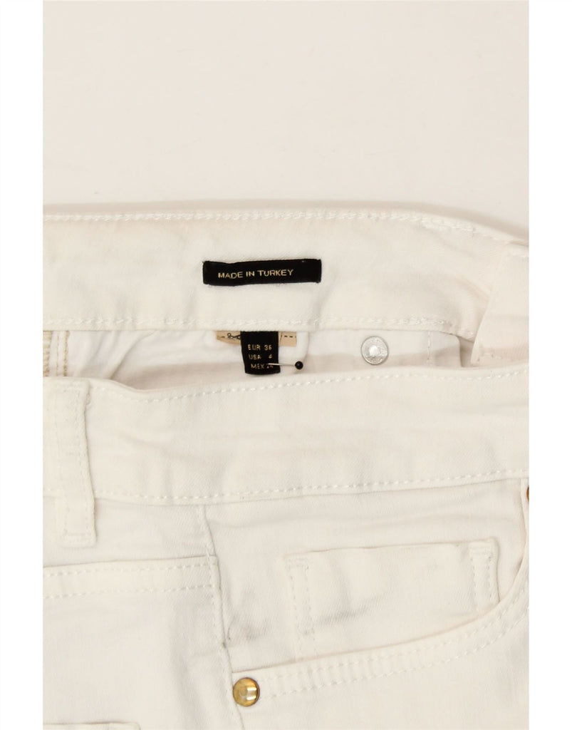 MASSIMO DUTTI Womens Bootcut Jeans EU 36 XS W26 L25 White Vintage Massimo Dutti and Second-Hand Massimo Dutti from Messina Hembry 