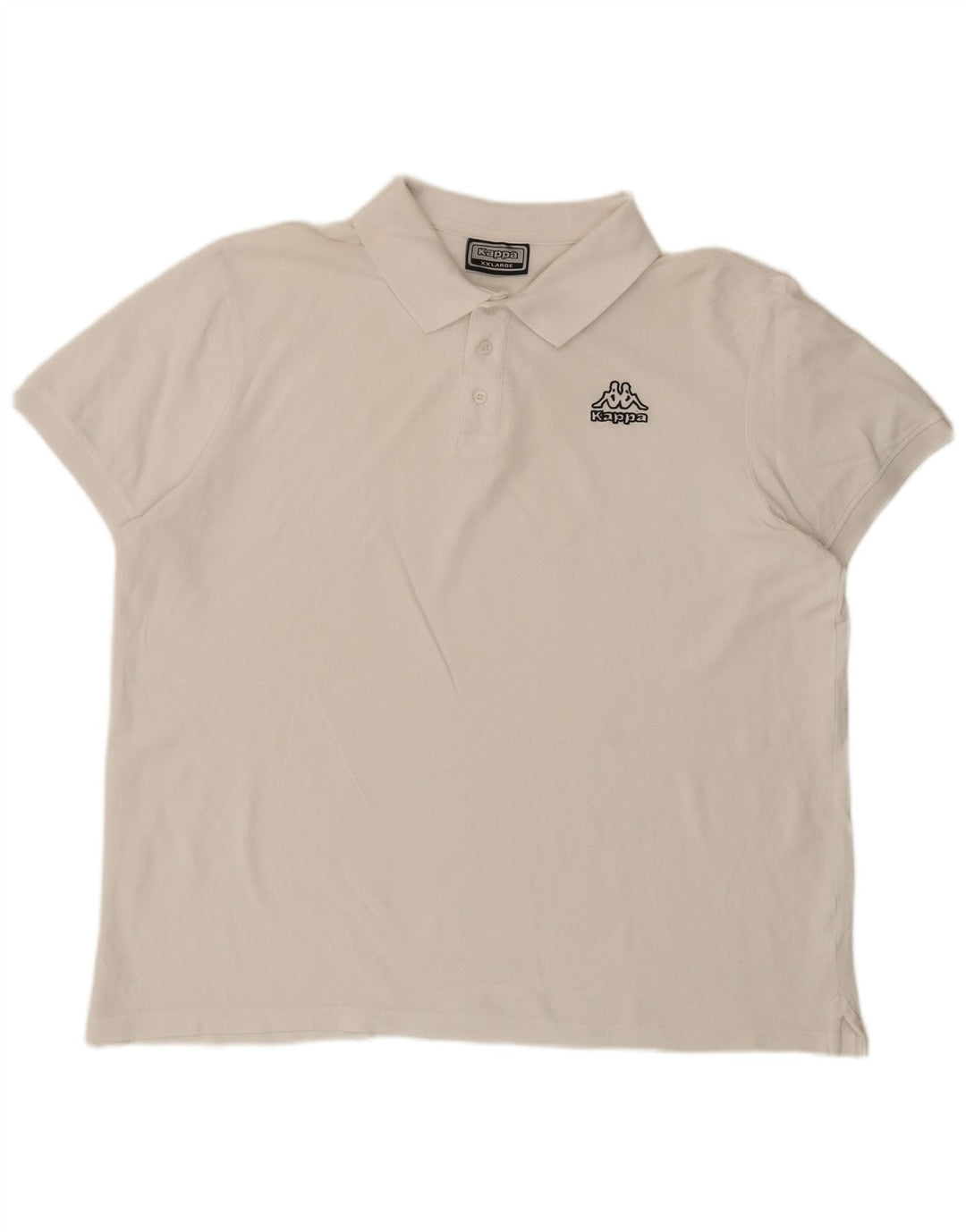 Kappa Mens Polo Shirt 2XL White