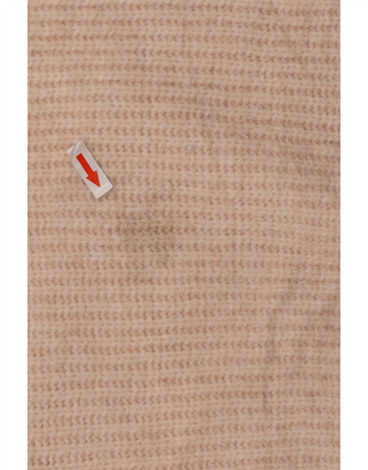 MARKS & SPENCER Womens Roll Neck Jumper Sweater UK 14 Medium Pink