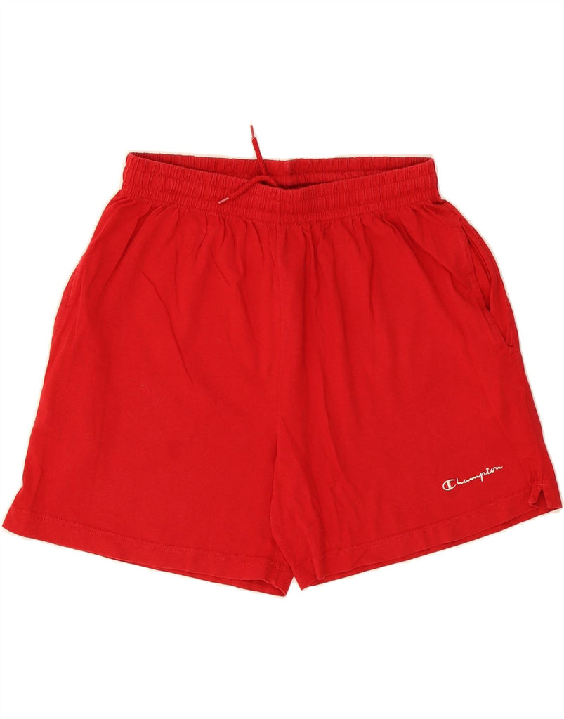 CHAMPION Girls Sport Shorts 13-14 Years XL Red Cotton Vintage Champion and Second-Hand Champion from Messina Hembry 