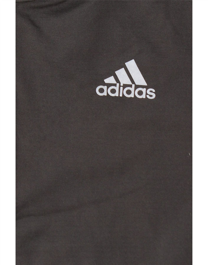 ADIDAS Mens Climacool Zip Neck Pullover Tracksuit Top Medium Grey