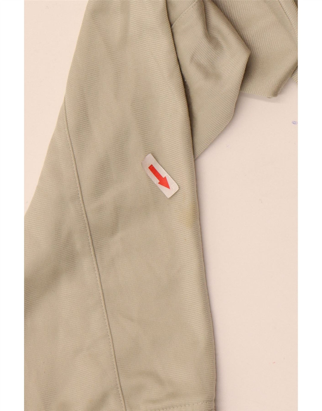 Adidas Boys Graphic Tracksuit Top Jacket 15-16 Years Beige Colourblock