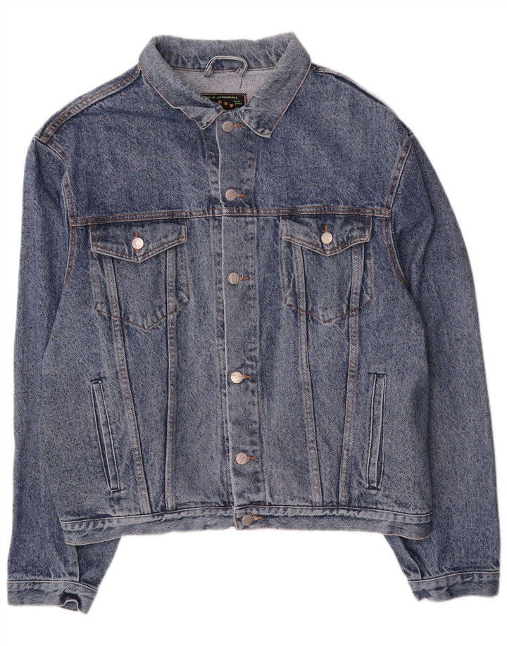 Vintage Mens Denim Jacket UK 42 XL Blue Cotton