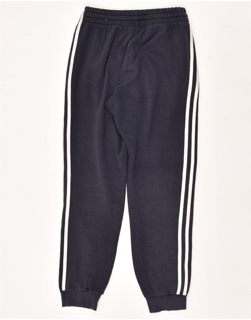 ADIDAS Mens Tracksuit Trousers Joggers XS Navy Blue Cotton | Vintage Adidas | Thrift | Second-Hand Adidas | Used Clothing | Messina Hembry 