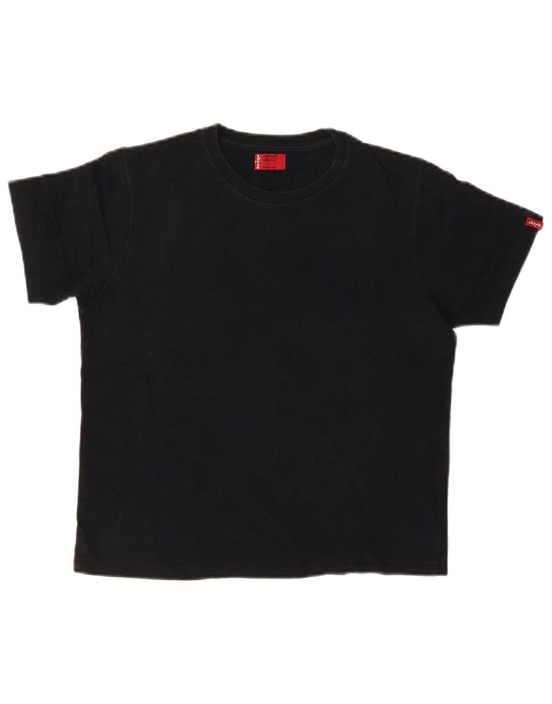 Levi's Girls T-Shirt Top 11-12 Years Large  Black Cotton
