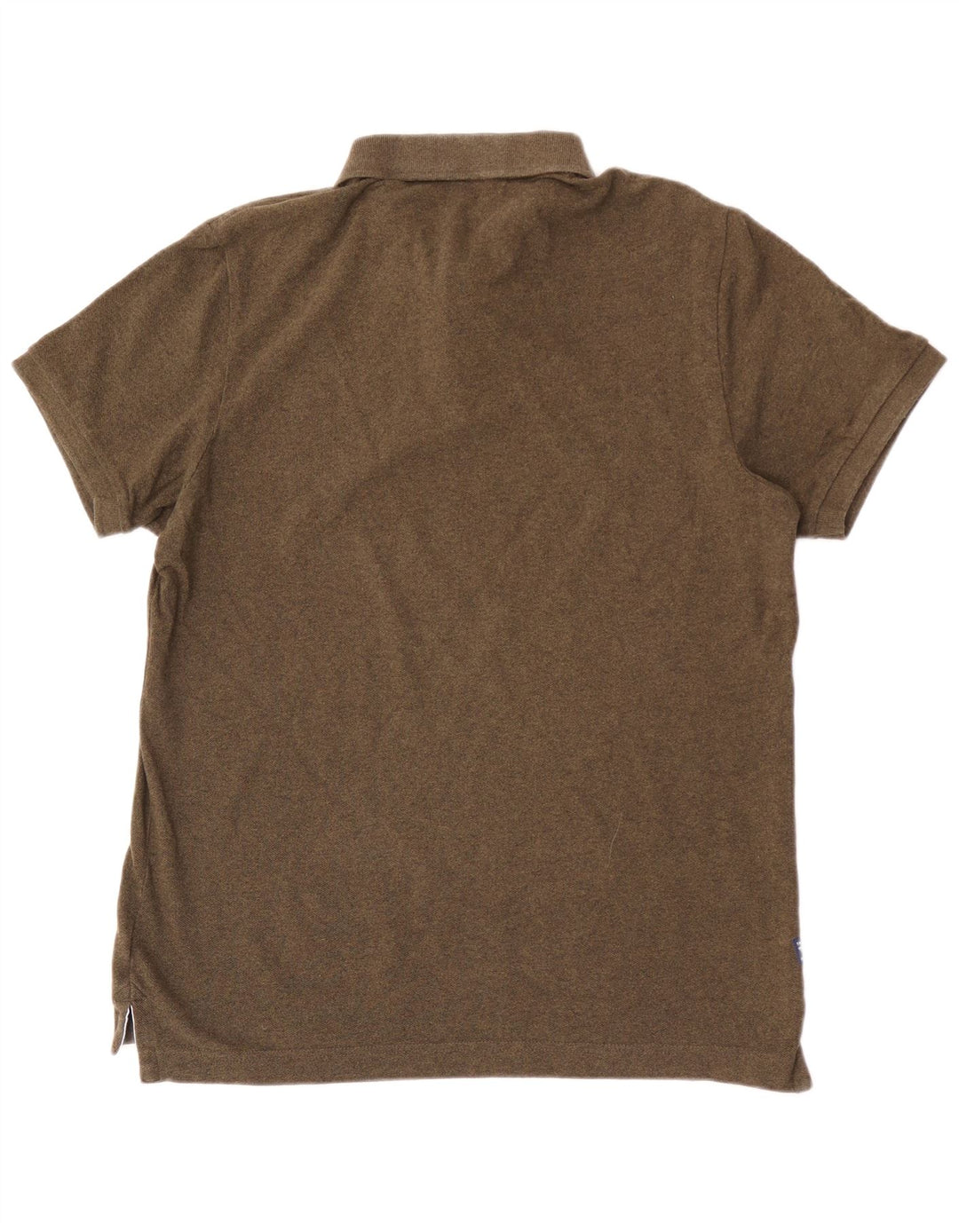 SUPERDRY Mens Polo Shirt 2XL Khaki Cotton