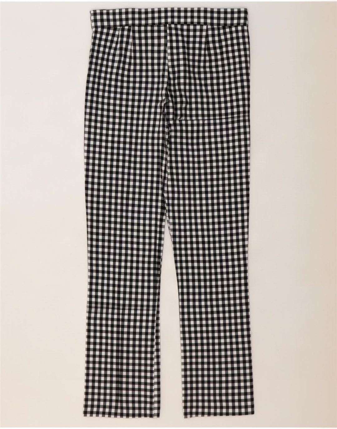 Zara Womens Bootcut Casual Trousers Large W30 L27 Black Gingham