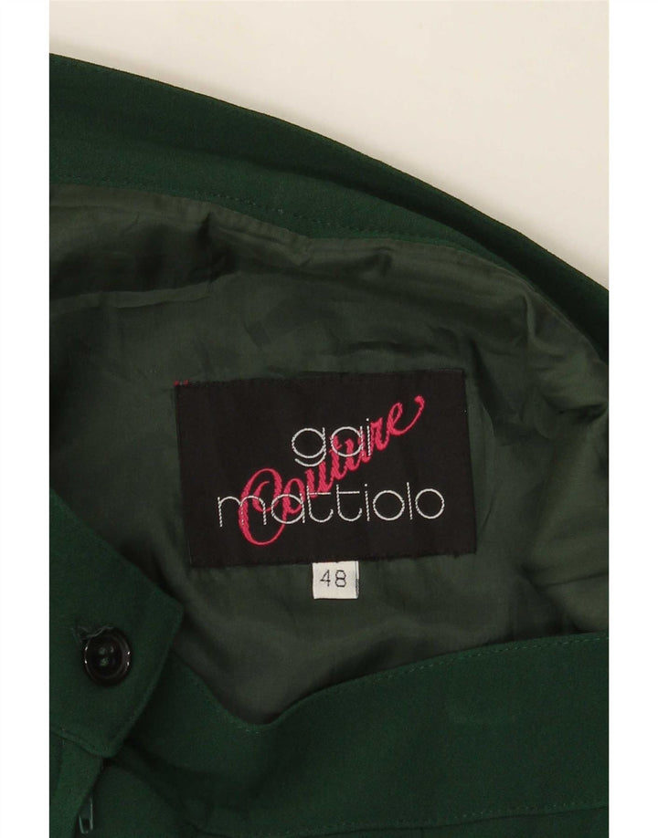 Gai Mattiolo Womens Pencil Skirt W30 Medium Green