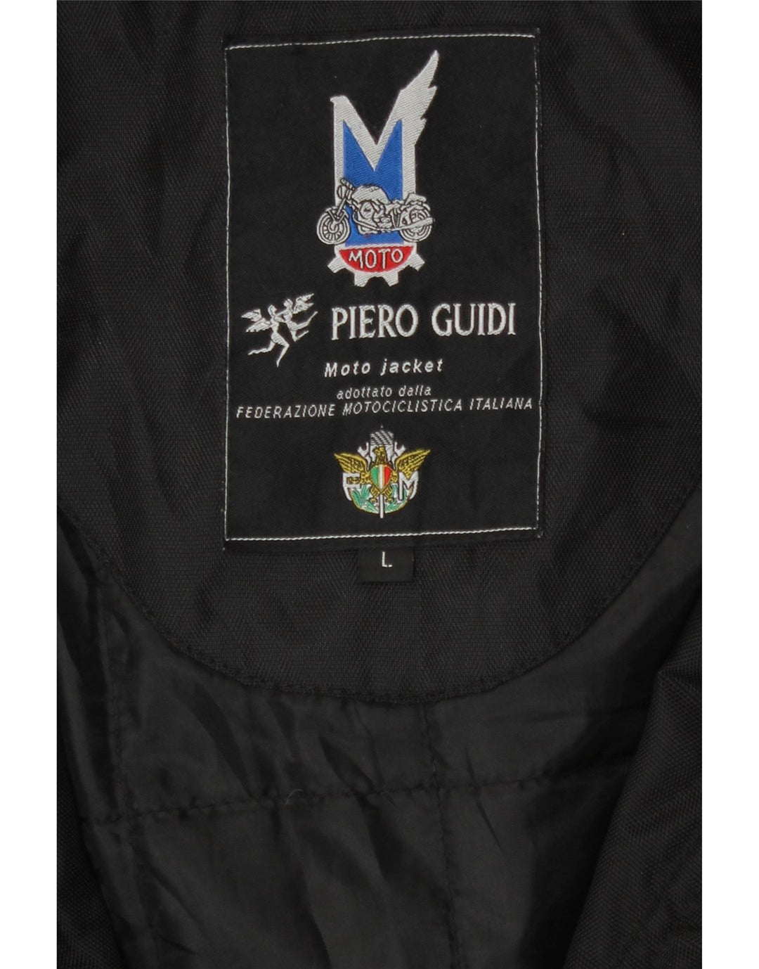 Piero Guidi Mens Hooded Utility Jacket UK 40 Large Black Nylon