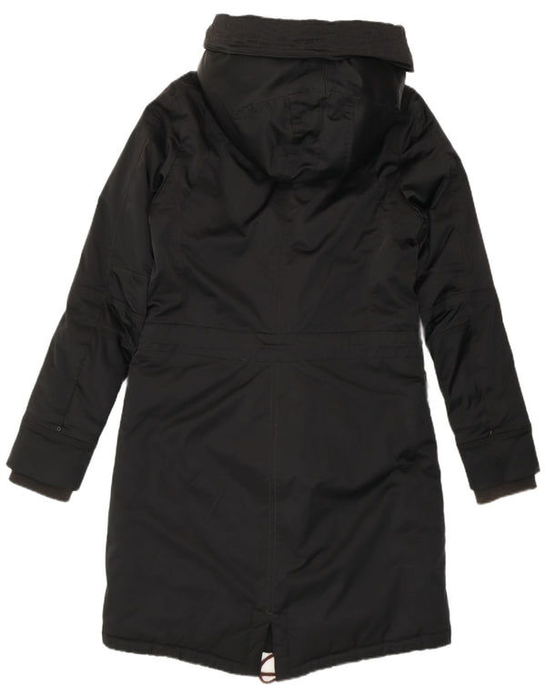 G-STAR Womens Hooded Parka Jacket UK 14 Medium Black