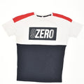 JACK & JONES Mens Graphic T-Shirt Top Small White Colourblock Cotton | Vintage Jack & Jones | Thrift | Second-Hand Jack & Jones | Used Clothing | Messina Hembry 