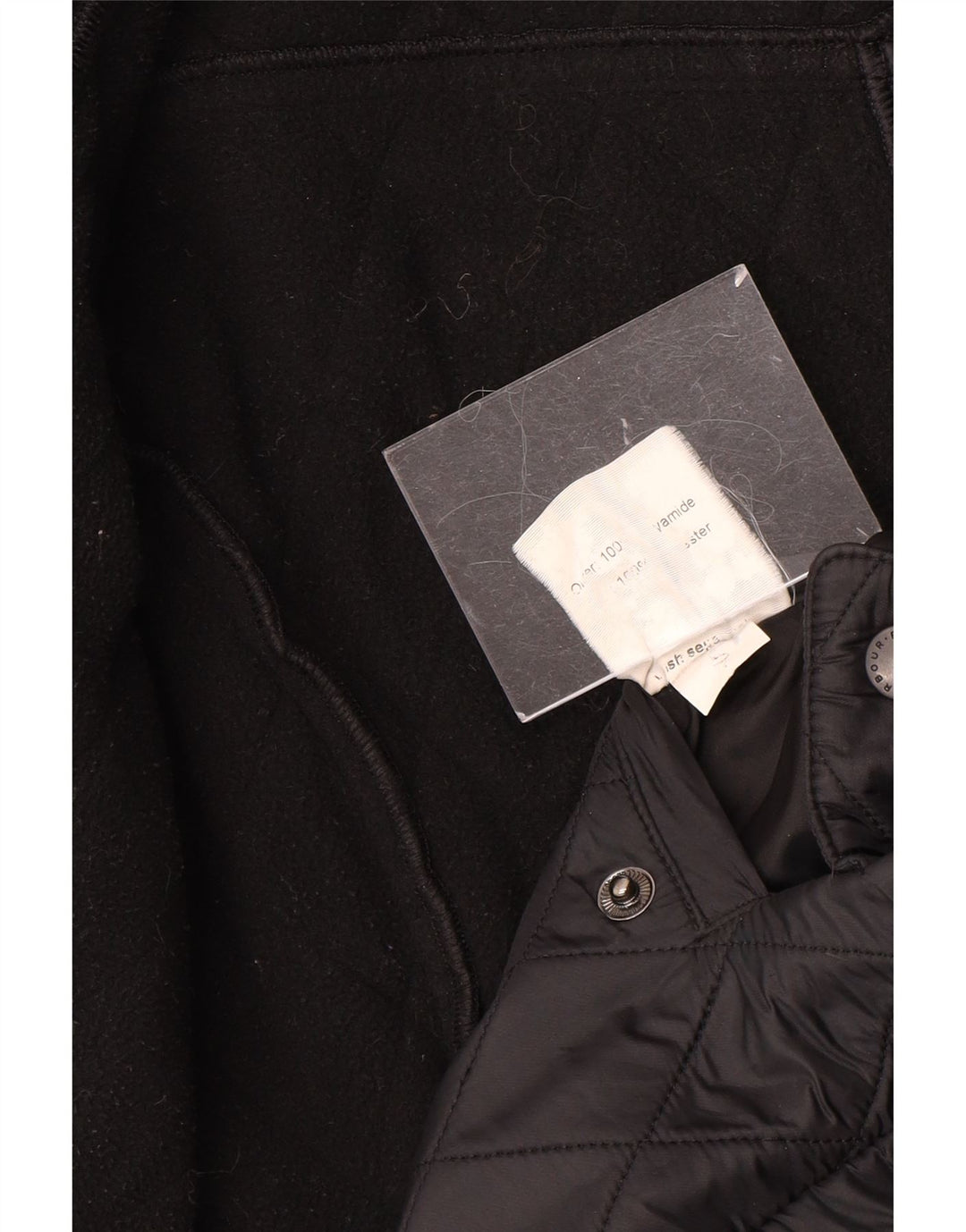 Barbour Womens Quilted Jacket UK 16 Large Black Polyamide