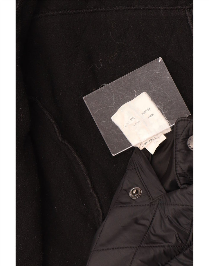 Barbour Womens Quilted Jacket UK 16 Large Black Polyamide