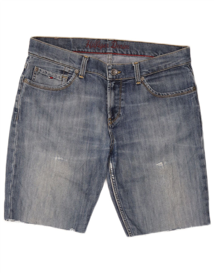 Tommy Hilfiger Womens Denim Shorts W34 Large Blue
