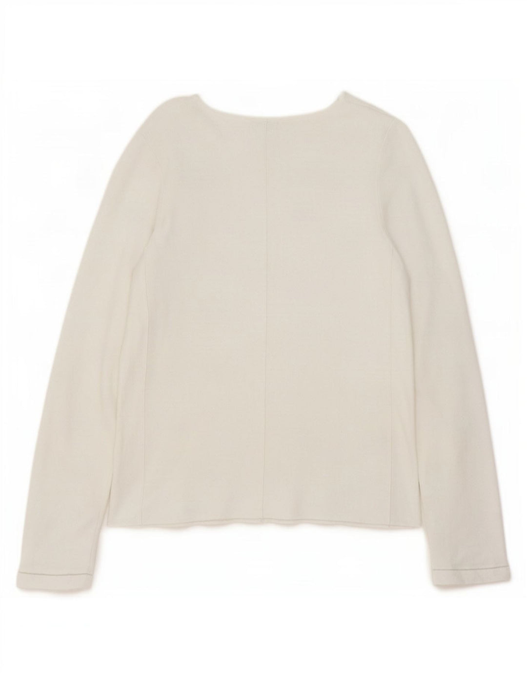 Jigsaw Womens Top Long Sleeve UK 10 Small White