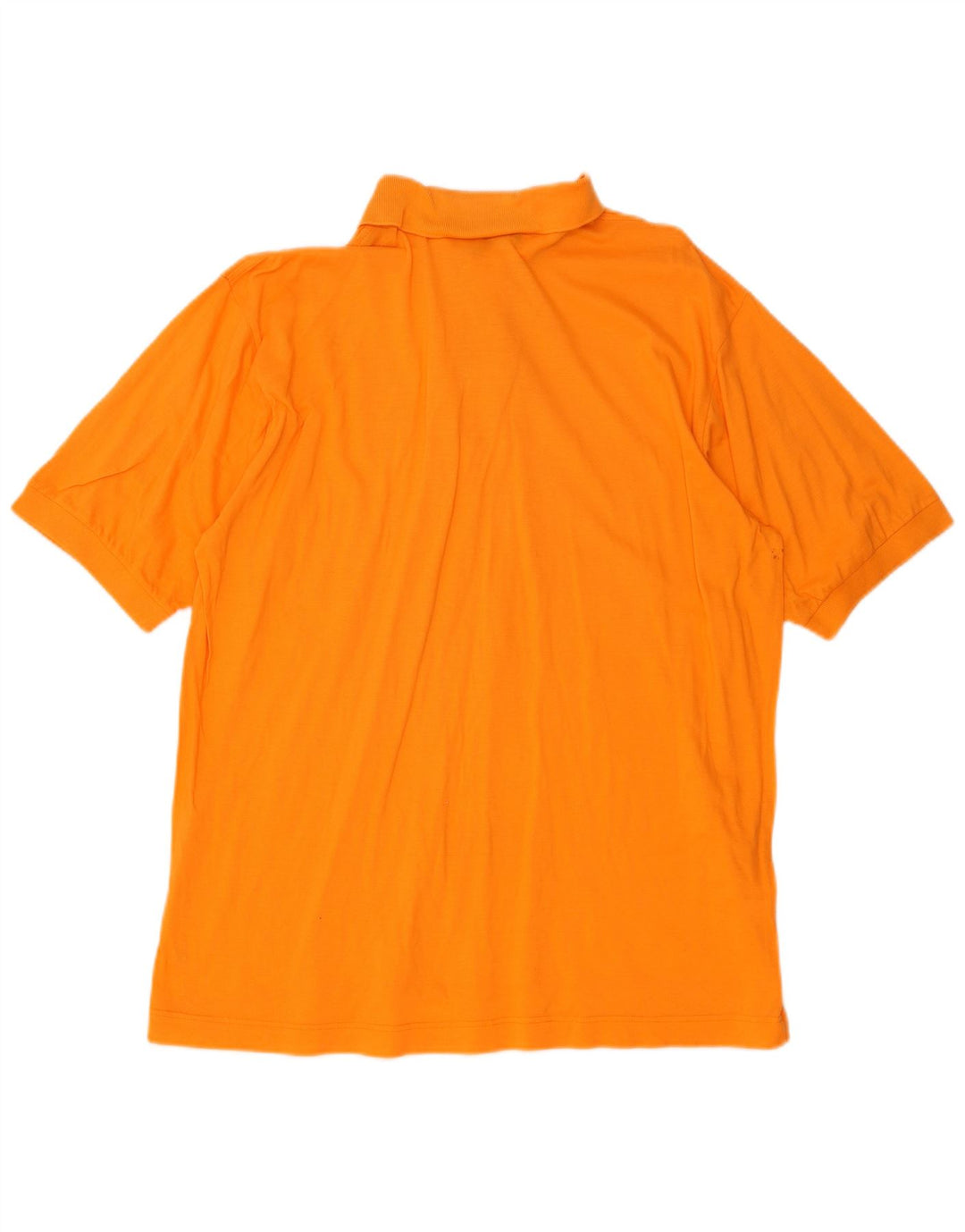 Sergio Tacchini Mens Polo Shirt XL Orange Cotton