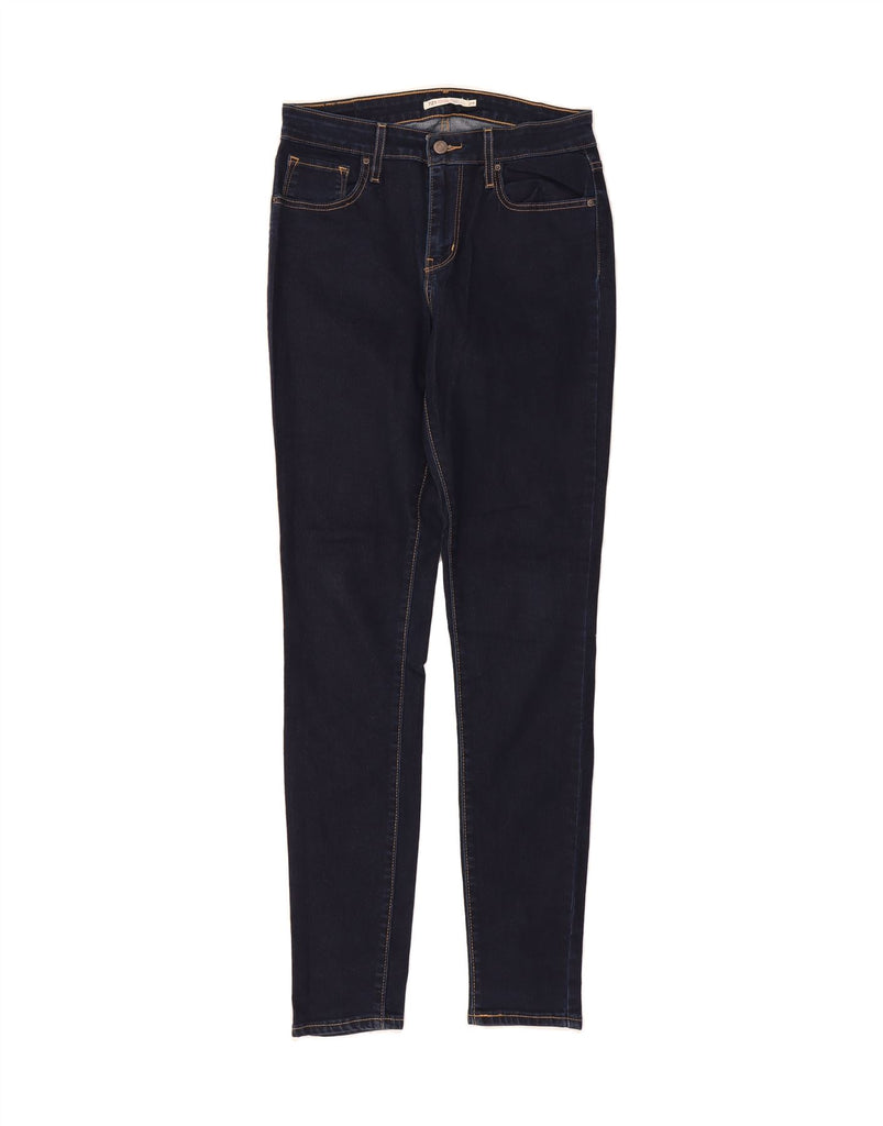 LEVI'S Womens 721 Skinny Jeans W29 L32 Navy Blue Cotton Vintage Levi's and Second-Hand Levi's from Messina Hembry 