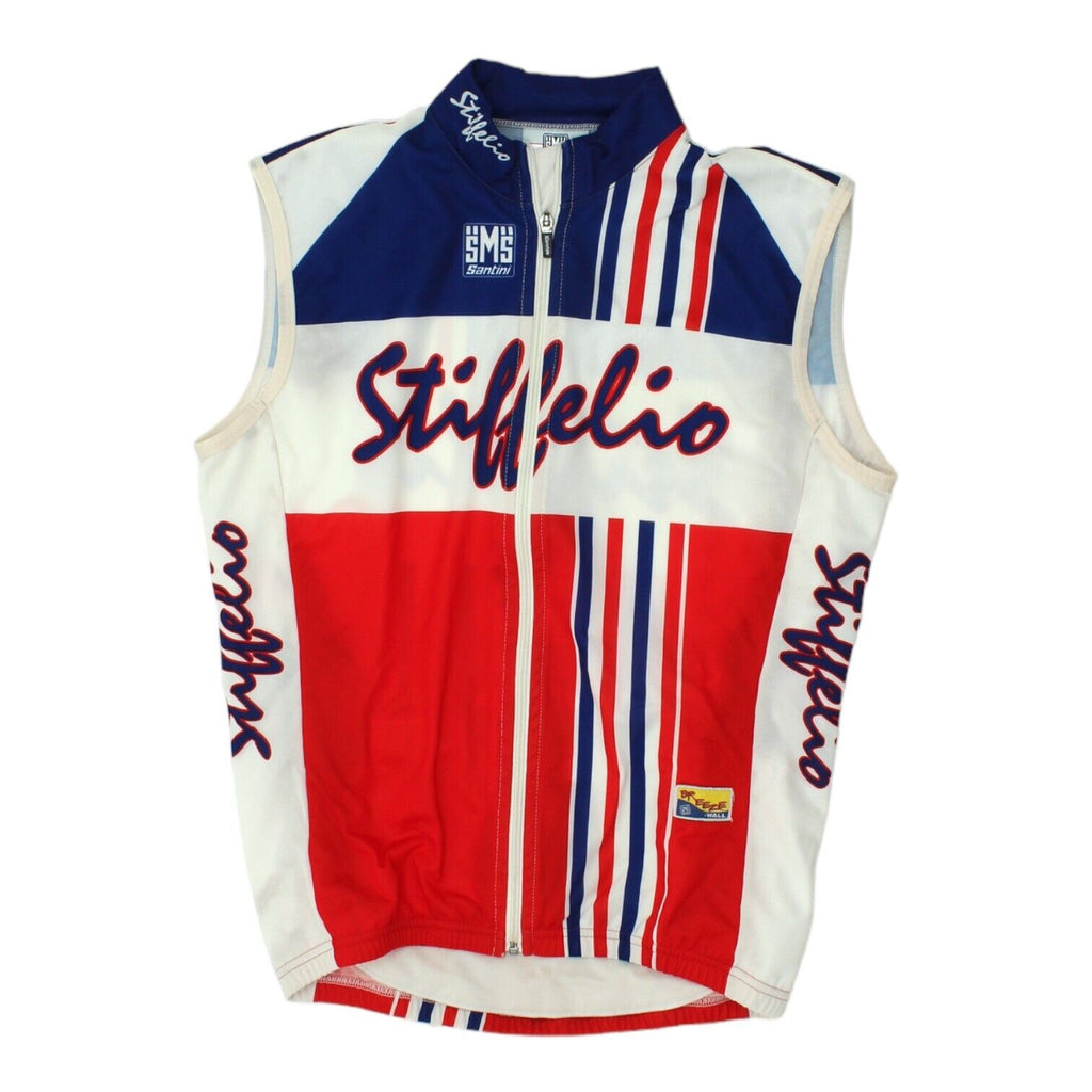 SMS Santini Stiffelio Sleeveless Cycling Jersey | Biking Sportswear VTG | Vintage Messina Hembry | Thrift | Second-Hand Messina Hembry | Used Clothing | Messina Hembry 