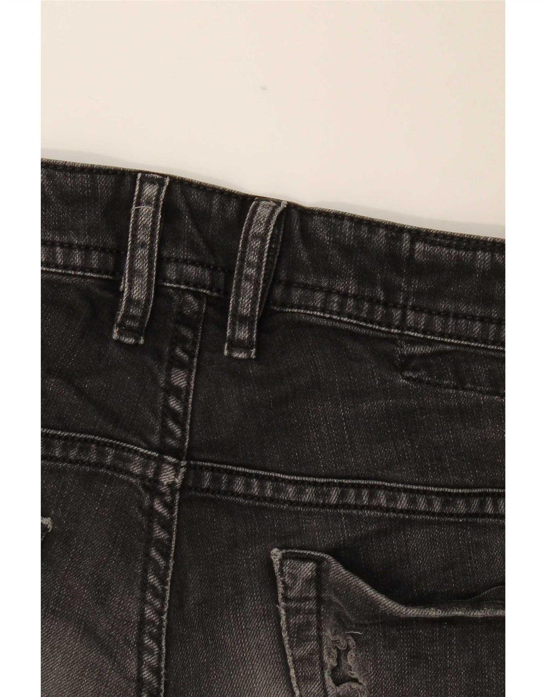 Diesel Mens Thommer Denim Shorts W29 Medium Black Cotton