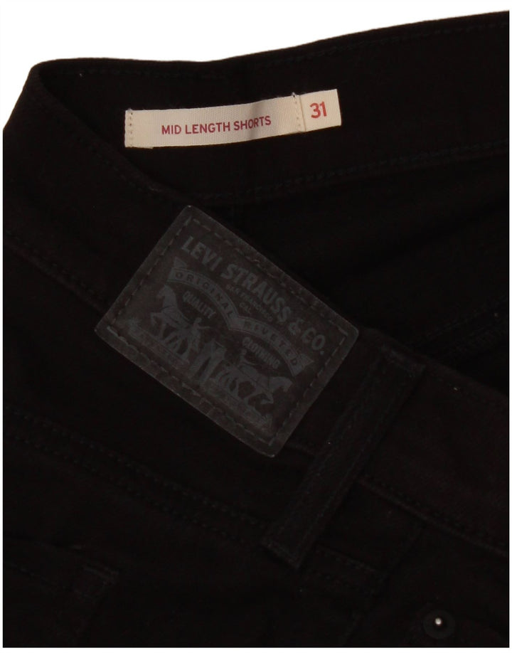 LEVI'S Womens Denim Shorts  W31 Medium Black