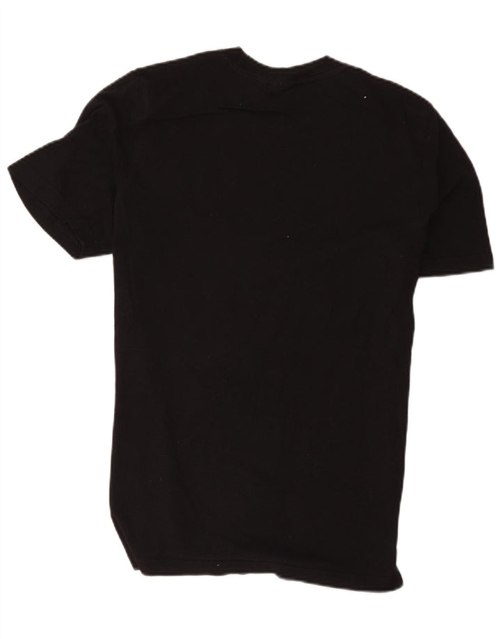 Adidas Mens Graphic T-Shirt Top Medium Black Cotton