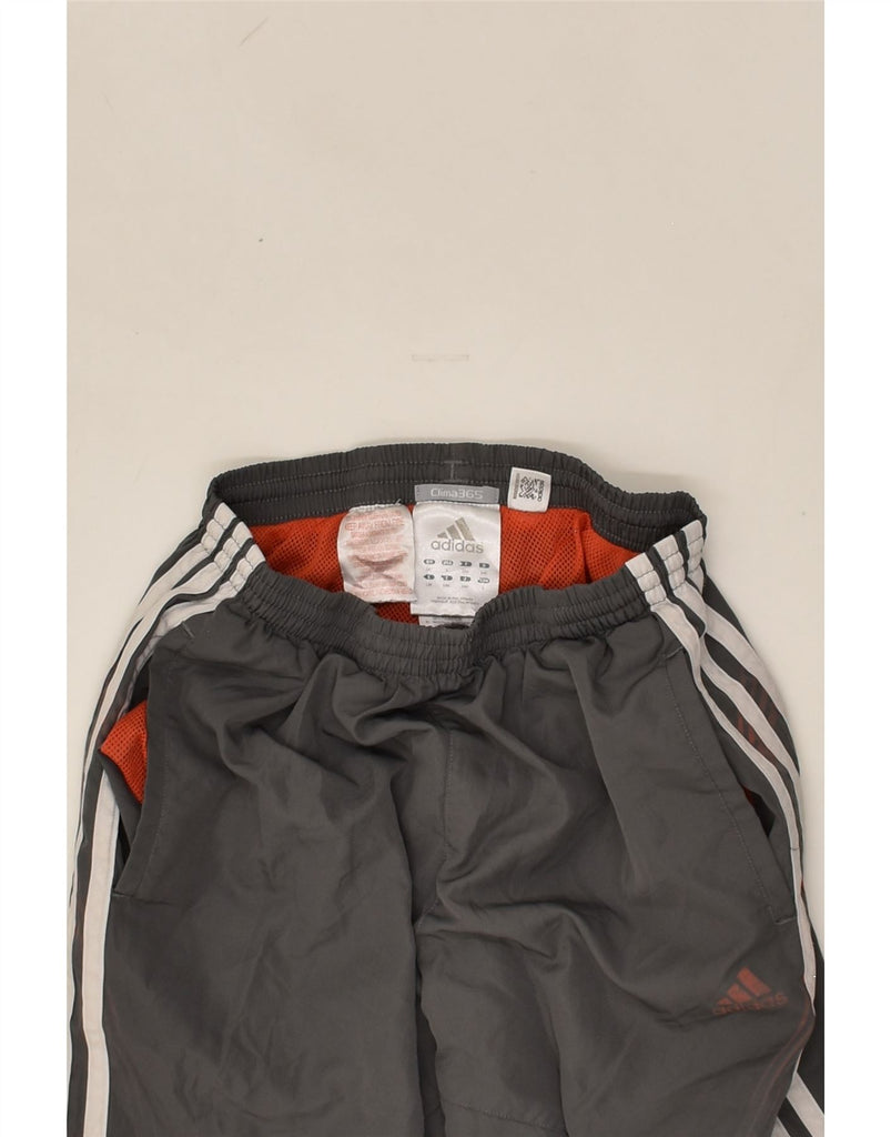 ADIDAS Boys Climalite Sport Shorts 7-8 Years Grey Polyester | Vintage Adidas | Thrift | Second-Hand Adidas | Used Clothing | Messina Hembry 