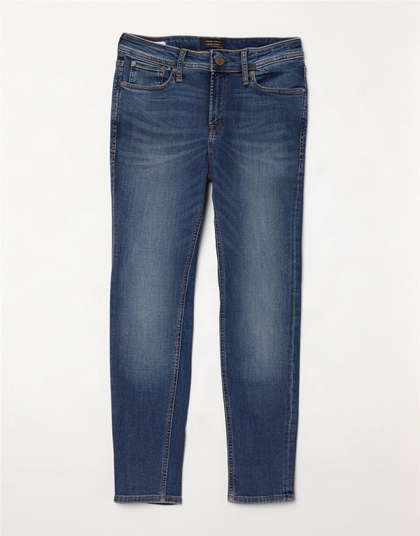 Jack & Jones Mens Liam Skinny Jeans W31 L30 Navy Blue Cotton
