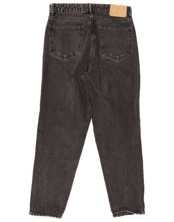 Zara Womens Tapered Jeans EU 40 Medium W30 L27 Black Cotton