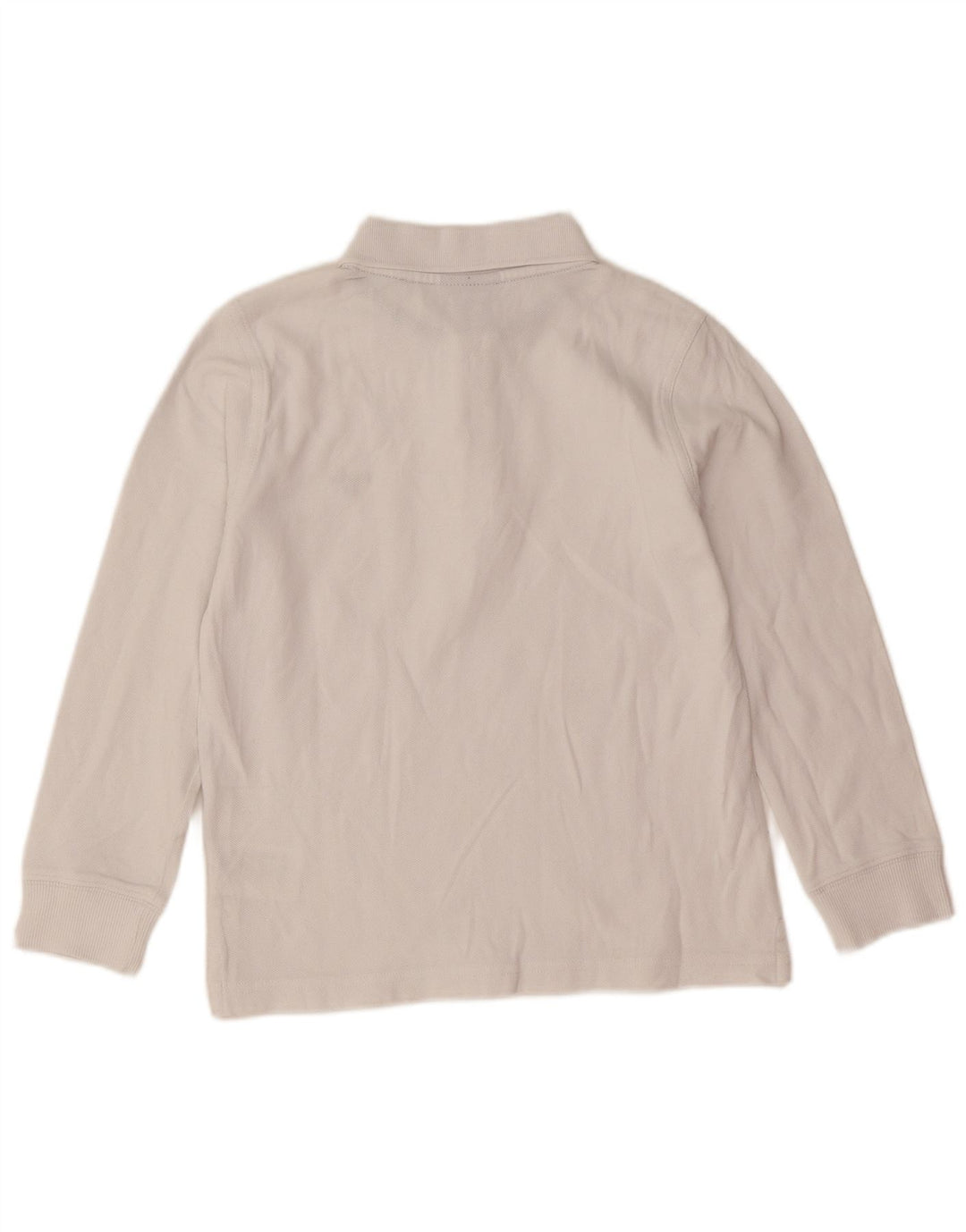 Gant Boys Long Sleeve Regular Polo Shirt 7-8 Years White Cotton