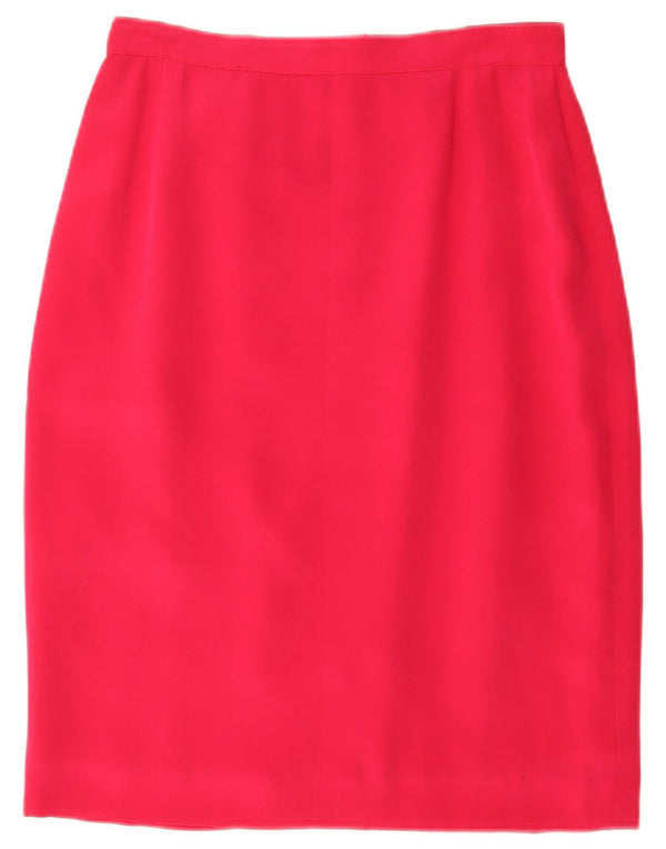 Vintage Womens Pencil Skirt W28 Medium Pink
