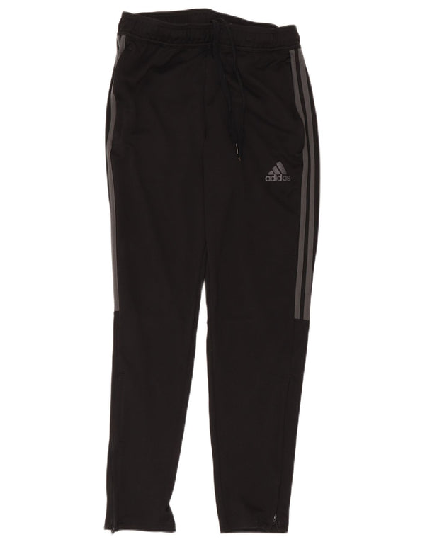 Adidas Womens Aeroready Tracksuit Trousers UK 14 Medium Black Polyester