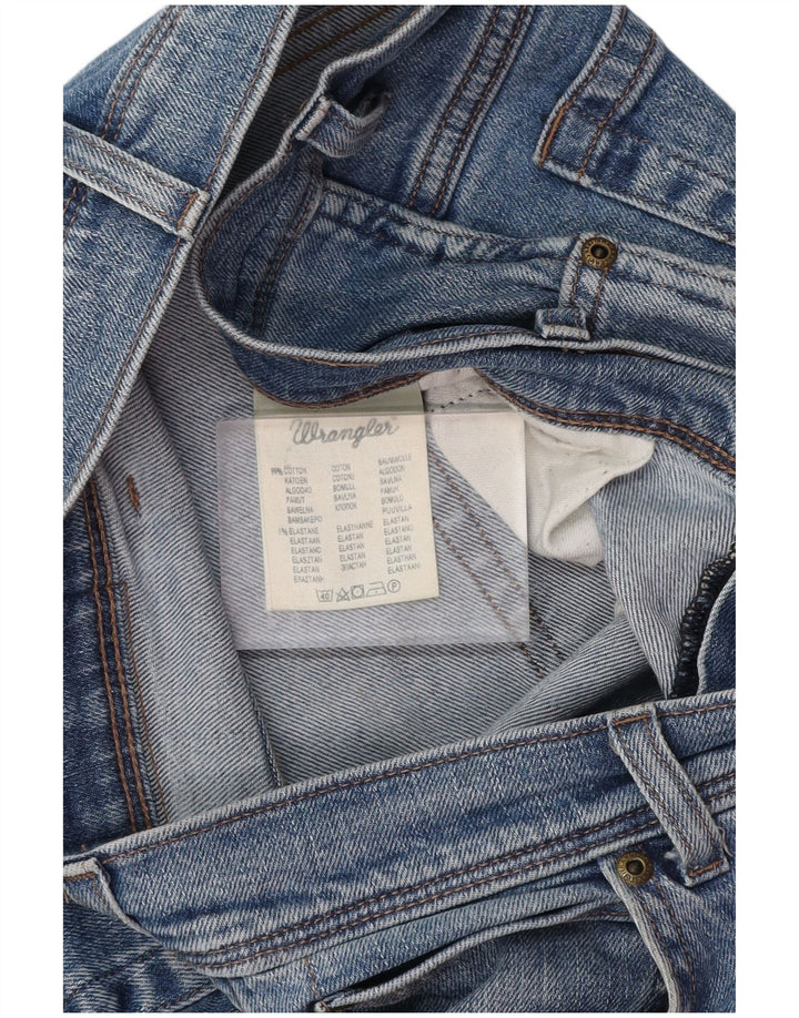 WRANGLER Mens Straight Jeans W36 L34  Blue Cotton