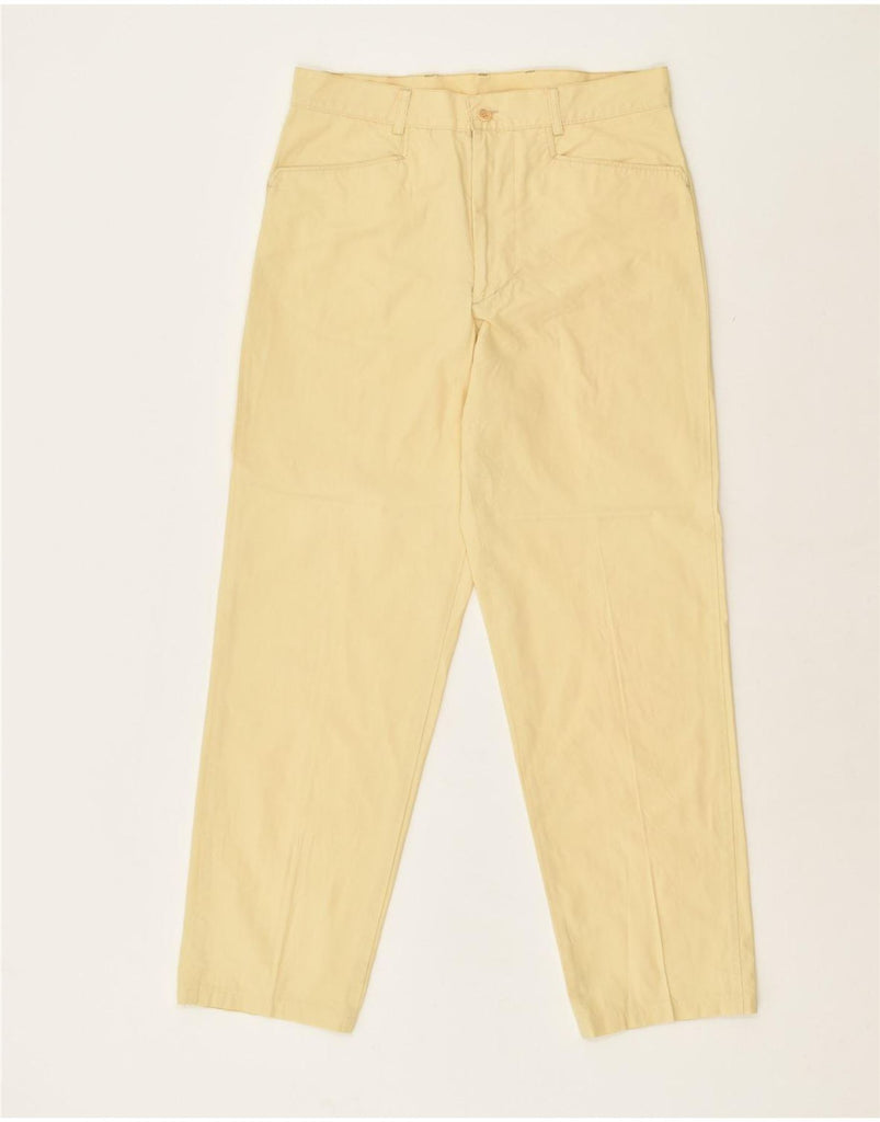 BROOKSFIELD Mens Straight Casual Trousers IT 48 Medium  W32 L29  Beige | Vintage Brooksfield | Thrift | Second-Hand Brooksfield | Used Clothing | Messina Hembry 