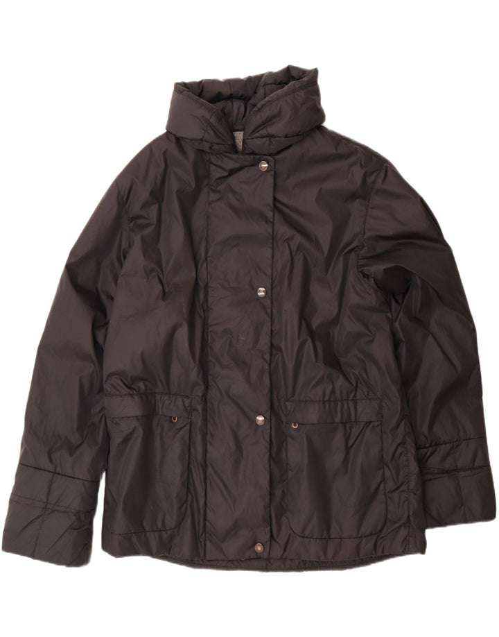 BELFE & BELFE Womens Oversized Padded Jacket IT 44 Medium Black Vintage Belfe & Belfe and Second-Hand Belfe & Belfe from Messina Hembry 