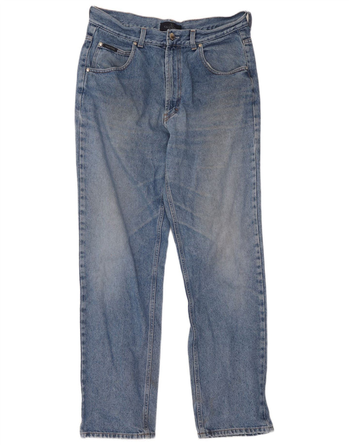 Valentino Mens Straight Jeans W34 L30 Blue