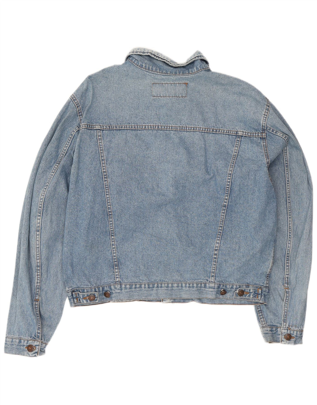 Invicta Mens Denim Jacket UK 40 Large Blue Cotton