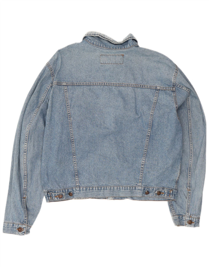 Invicta Mens Denim Jacket UK 40 Large Blue Cotton