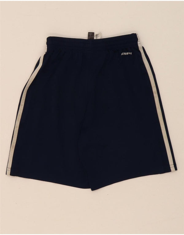 Adidas Boys Aeroready Sport Shorts 11-12 Years  Navy Blue Polyester