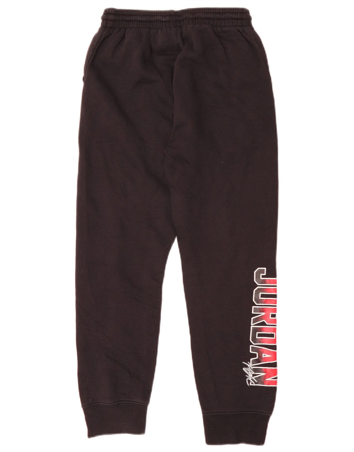 Jordan Boys Graphic Tracksuit Trousers Joggers 10-11 Years Medium Black