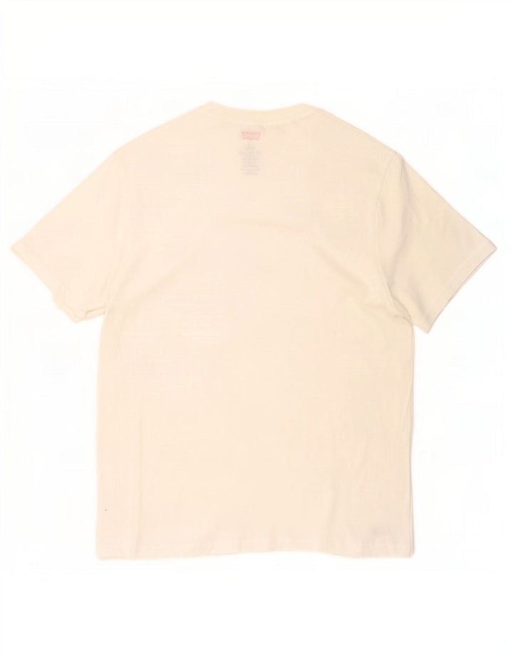 Levi's Mens T-Shirt Top Medium White Cotton