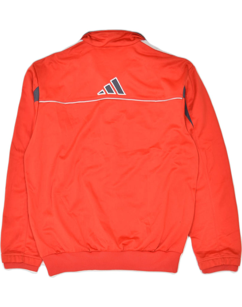 ADIDAS Boys Graphic Tracksuit Top Jacket 13-14 Years Red Colourblock | Vintage | Thrift | Second-Hand | Used Clothing | Messina Hembry 