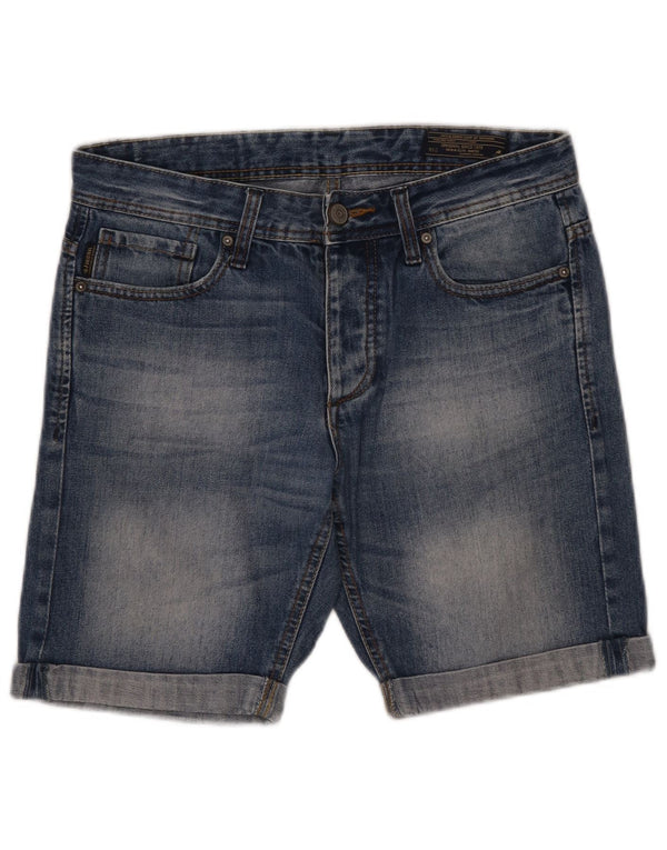 Jack & Jones Mens Denim Shorts Small W30 Blue Cotton