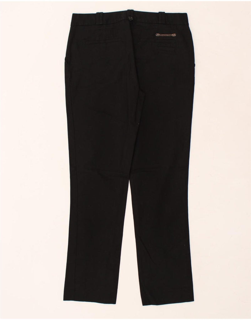 MASSIMO DUTTI Womens Slim Chino Trousers EU 38 Medium W28 L28 Black Cotton | Vintage Massimo Dutti | Thrift | Second-Hand Massimo Dutti | Used Clothing | Messina Hembry 