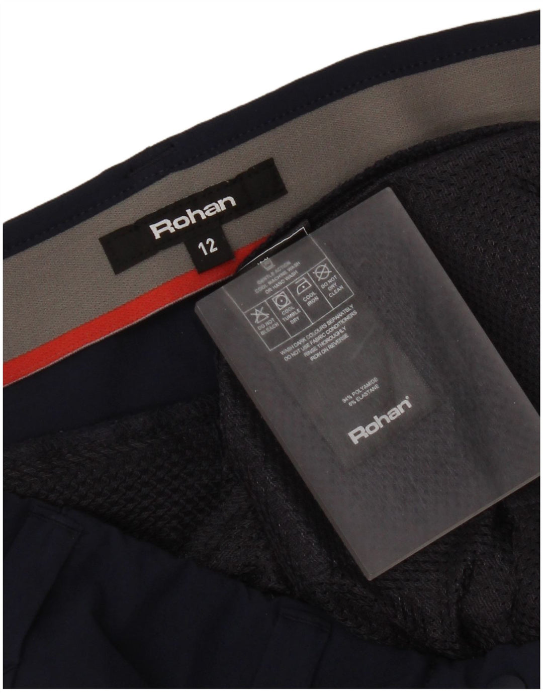 Rohan Womens Chino Shorts UK 12 Medium W32  Navy Blue Polyamide