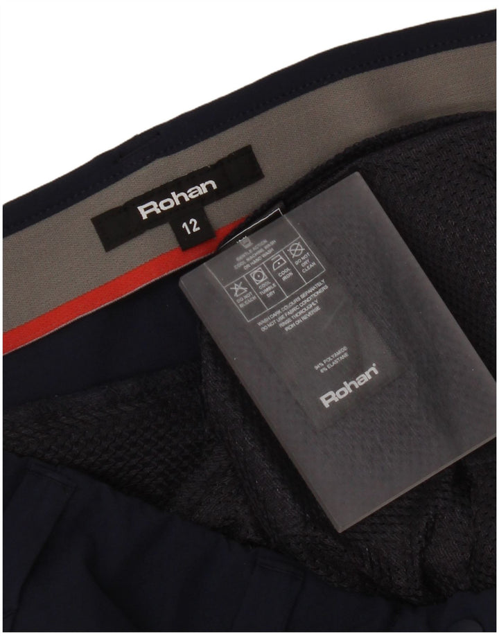 Rohan Womens Chino Shorts UK 12 Medium W32  Navy Blue Polyamide