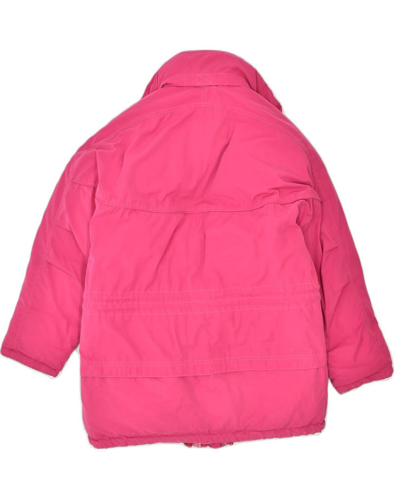 DIADORA Womens Oversized Windbreaker Jacket UK 10 Small Pink Nylon | Vintage Diadora | Thrift | Second-Hand Diadora | Used Clothing | Messina Hembry 