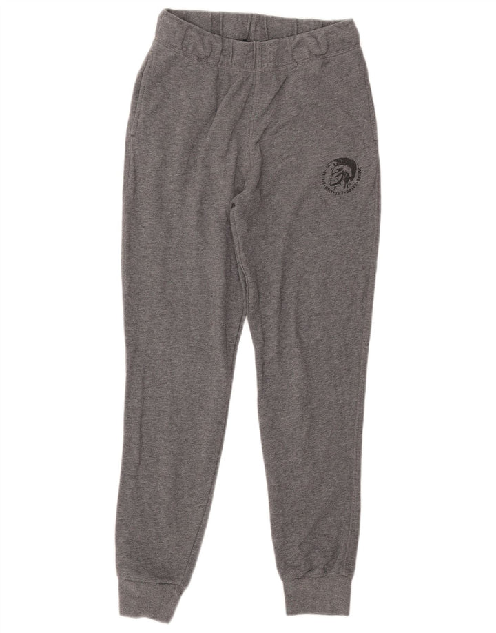 DIESEL Boys Tracksuit Trousers Joggers 15-16 Years Grey Cotton