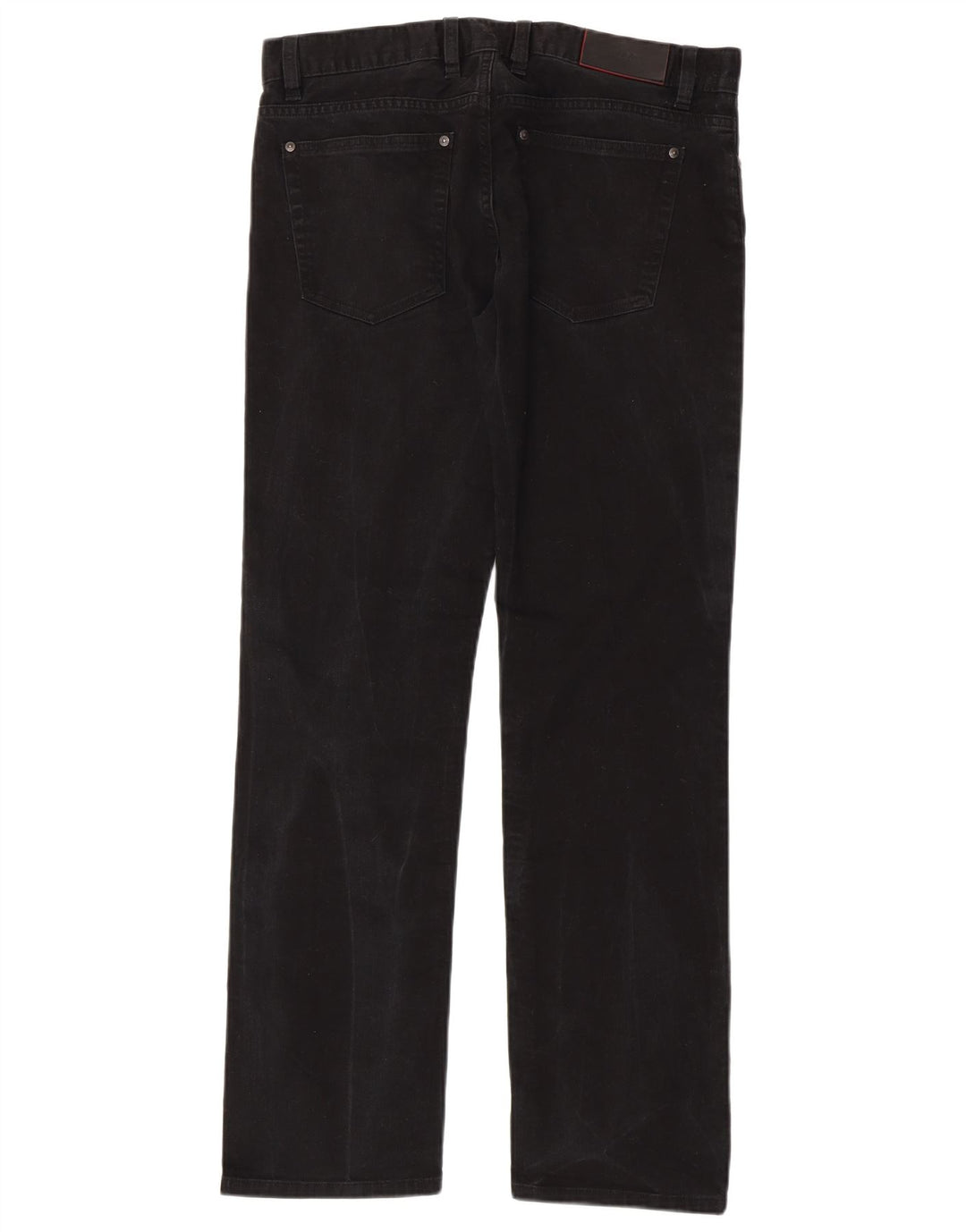 Hugo Boss Mens Straight Jeans W33 L32 Black Cotton