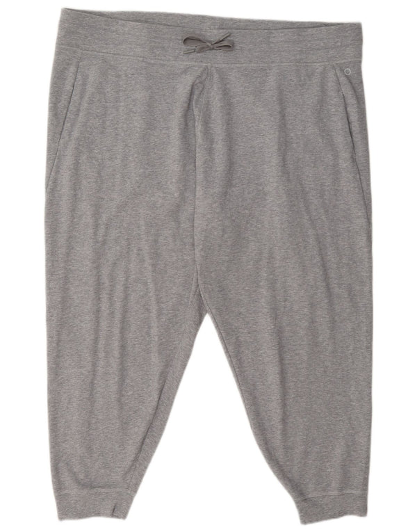 Marks & Spencer Womens Tracksuit Trousers Joggers UK 24 4XL Grey Flecked